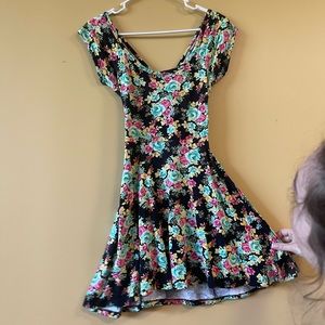 flowered sun dress